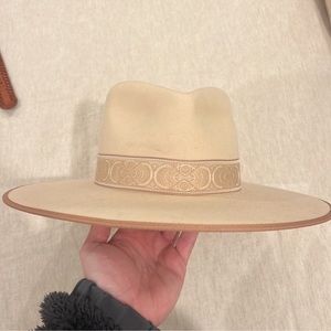 Lack of Color cream hat